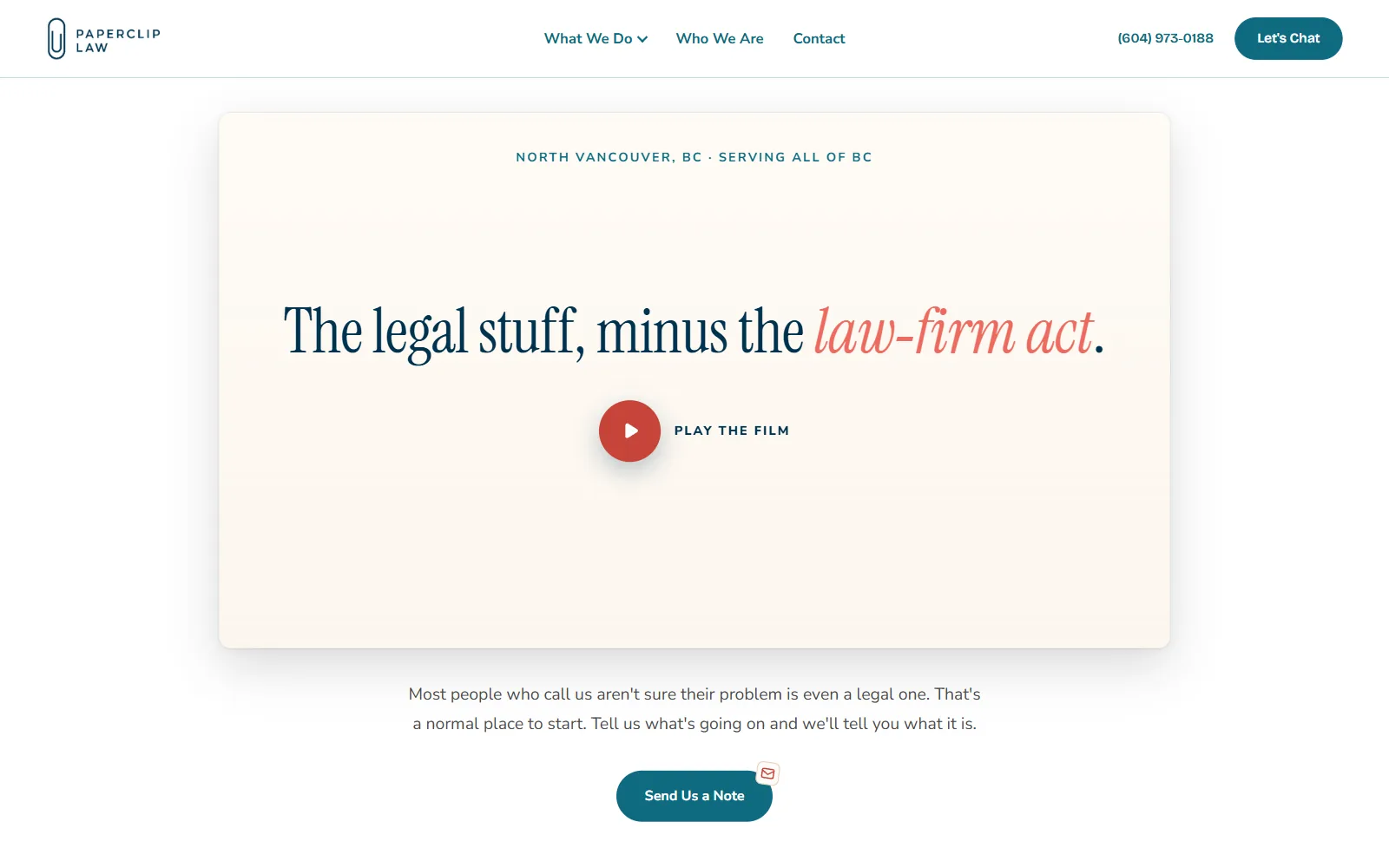The Paperclip Law website